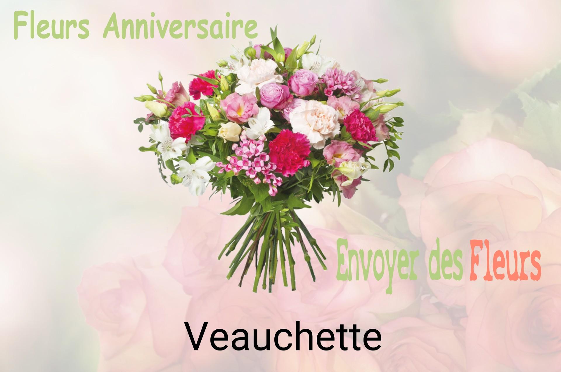 Bouquet de fleurs d’anniversaire livré à Veauchette